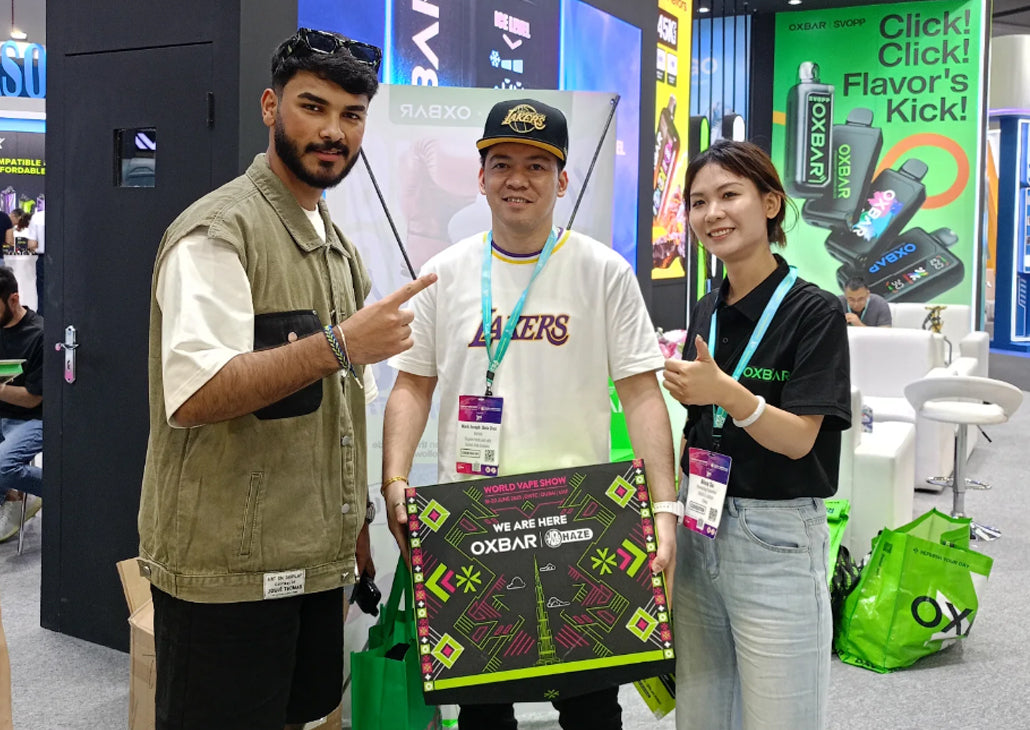 OXBAR Cautiva a Dubái en el World Vape Show 2025 con innovación audaz y una participación del público inigualable