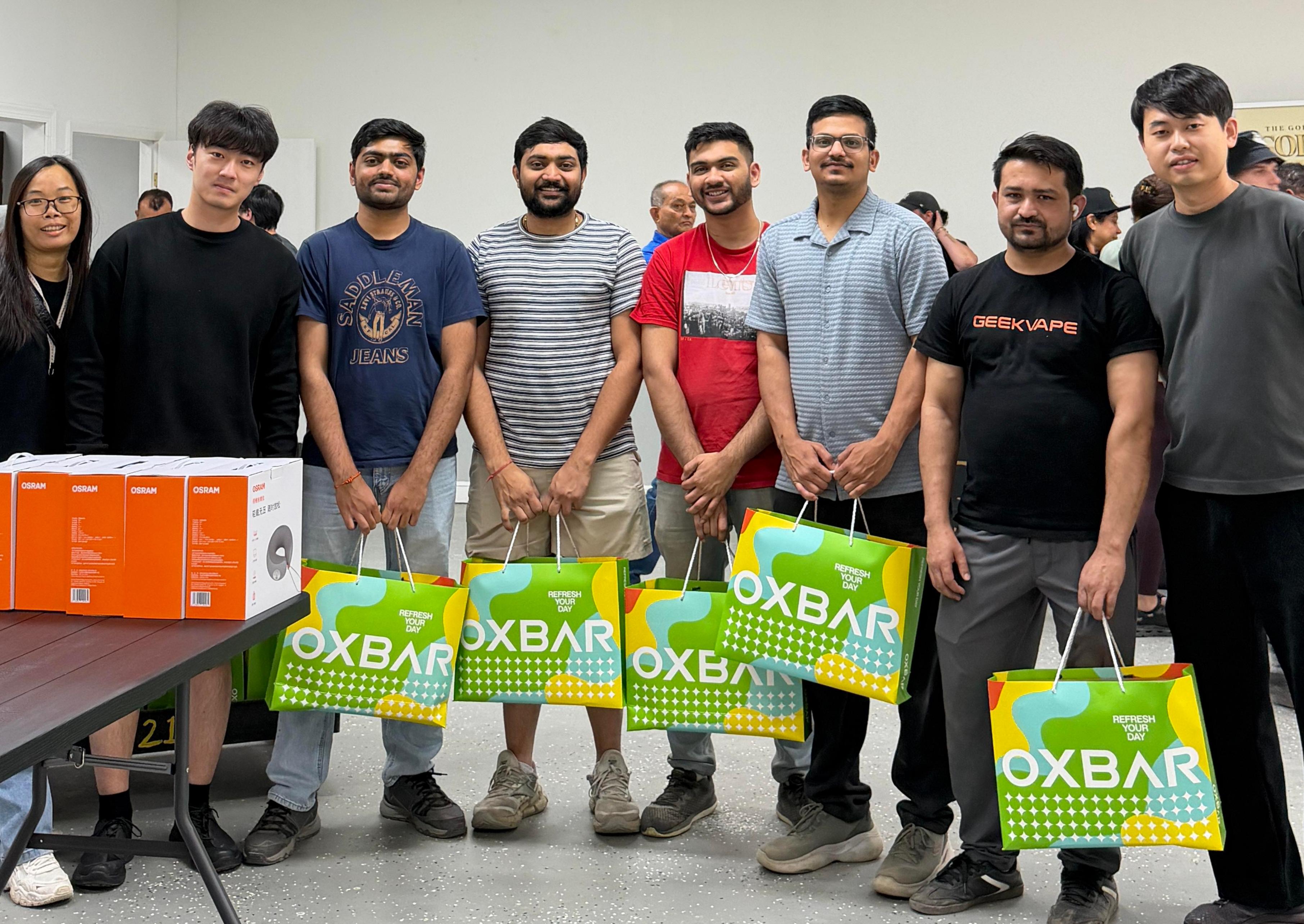 OXBAR Genera entusiasmo en la gran celebración de inauguración en los Estados Unidos.